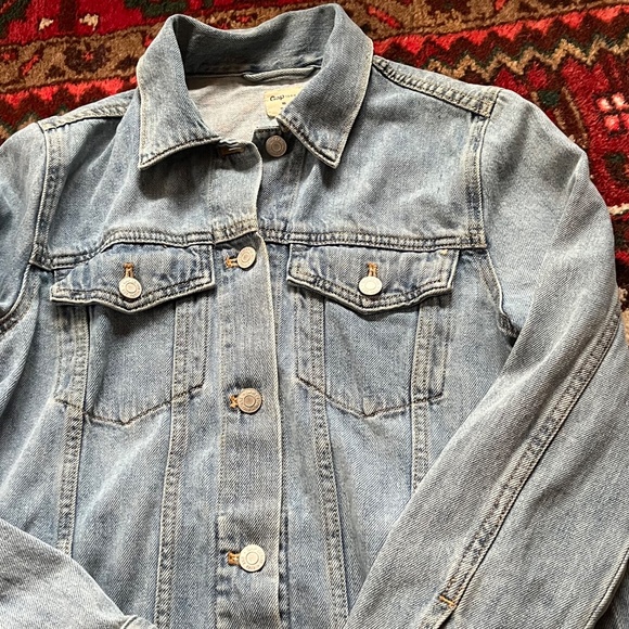GAP Oversized Icon Denim Jacket – Medium Indigo – XS - Picture 7 of 12